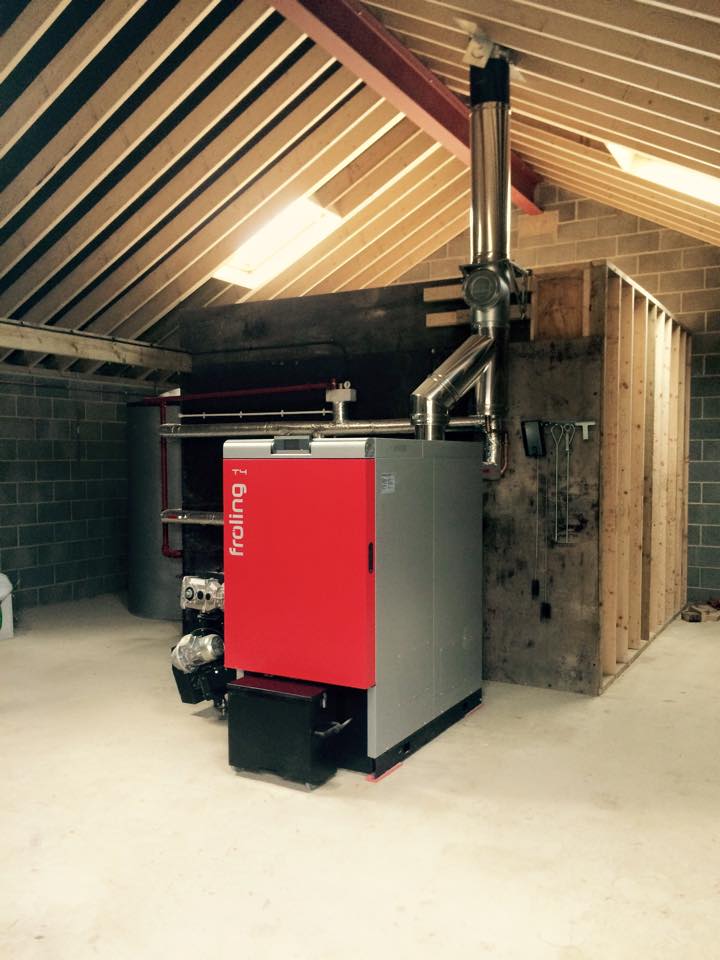 Froling biomass boiler system